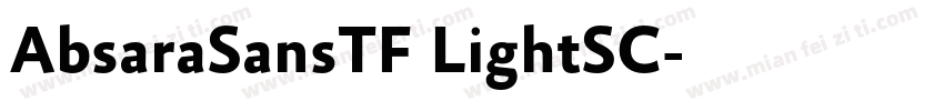 AbsaraSansTF LightSC字体转换